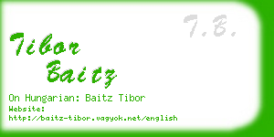 tibor baitz business card